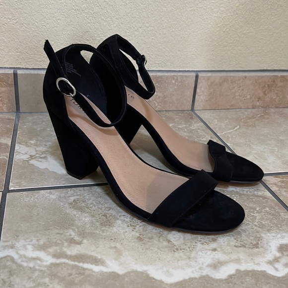 Torrid Black Cone Heel Sandals WW - Picture 2 of 6